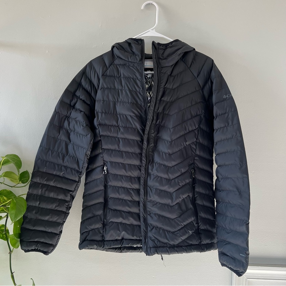 Columbia Women's Large Jacket Puffer Powder Lite Il Omni-Heat